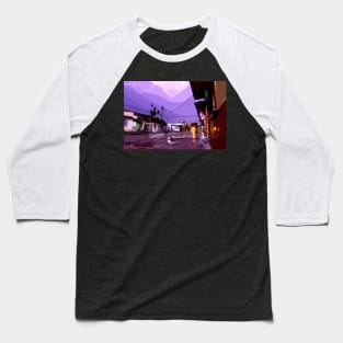 town under storm Baseball T-Shirt